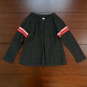 Old Navy Dark Grey Swing Long Sleeve Tee